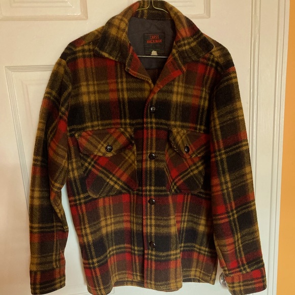 Vintage CARSS Mackinaw jacket. 100% Wool. - Picture 1 of 4